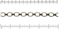 2-Size Oval Link chain ANT BRASS