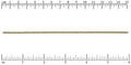 Crinkle Cross chain MATTE GOLD