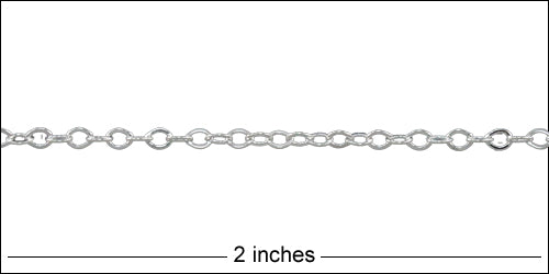 Cable chain X-Small SILVER PLATE