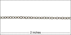 Cable chain X-Small ANT SILVER