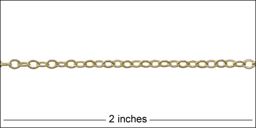 Cable chain X-Small GOLD