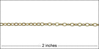 Cable chain X-Small MATTE GOLD