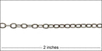 Cable chain Small ANT SILVER