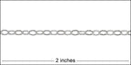 Cable chain Small SILVER PLATE