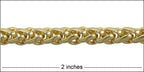 6mm wheat chain GOLD