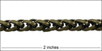 6mm wheat chain ANT. BRASS