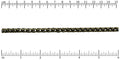 6mm wheat chain ANT. BRASS