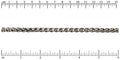 6mm wheat chain ANT. SILVER