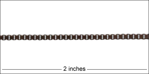 2mm box chain ANT. COPPER