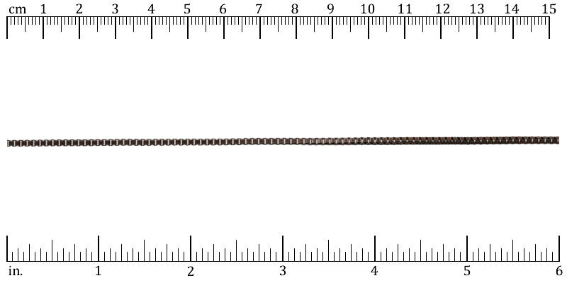 Ruler shown in 1/16-inch increments.<br>Click on image to zoom.