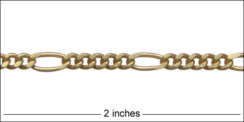 5:1 figaro chain MATTE GOLD
