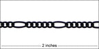 5:1 figaro chain NITE BLACK