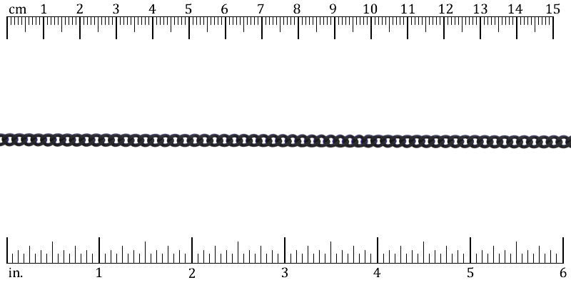 Ruler shown in 1/16-inch increments.Click on image to zoom.