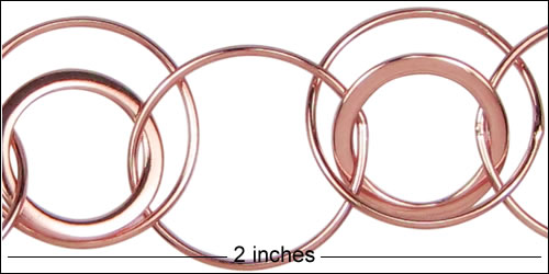 multi circle chain COPPER