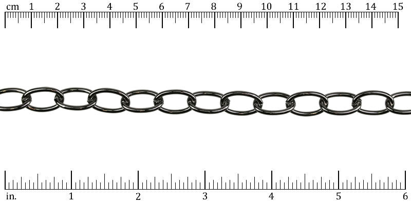 large heavy cable chain GUNMETAL