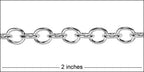 small heavy cable chain SILVER PLATED