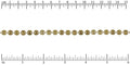 sequin chain ANTIQUE BRASS