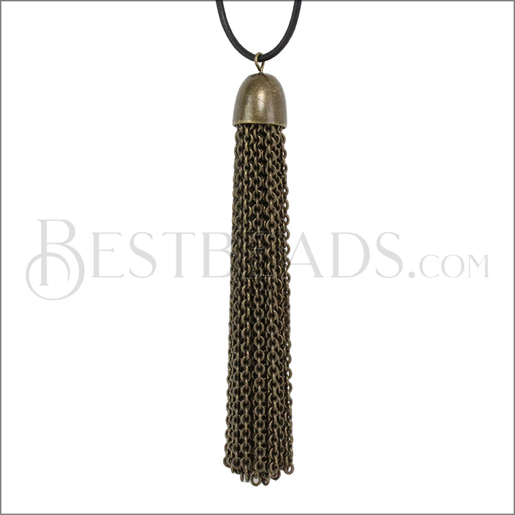 Dome Cap Tassel ANT BRASS - piece