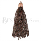 Dome Cap Tassel ANT COPPER - piece