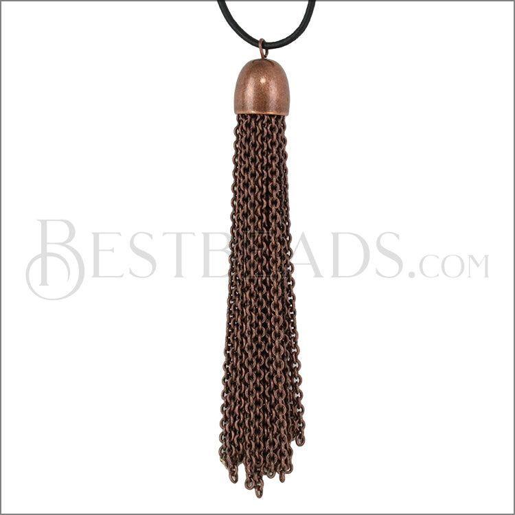 Dome Cap Tassel ANT COPPER - piece