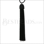 Dome Cap Tassel NITE BLACK - piece