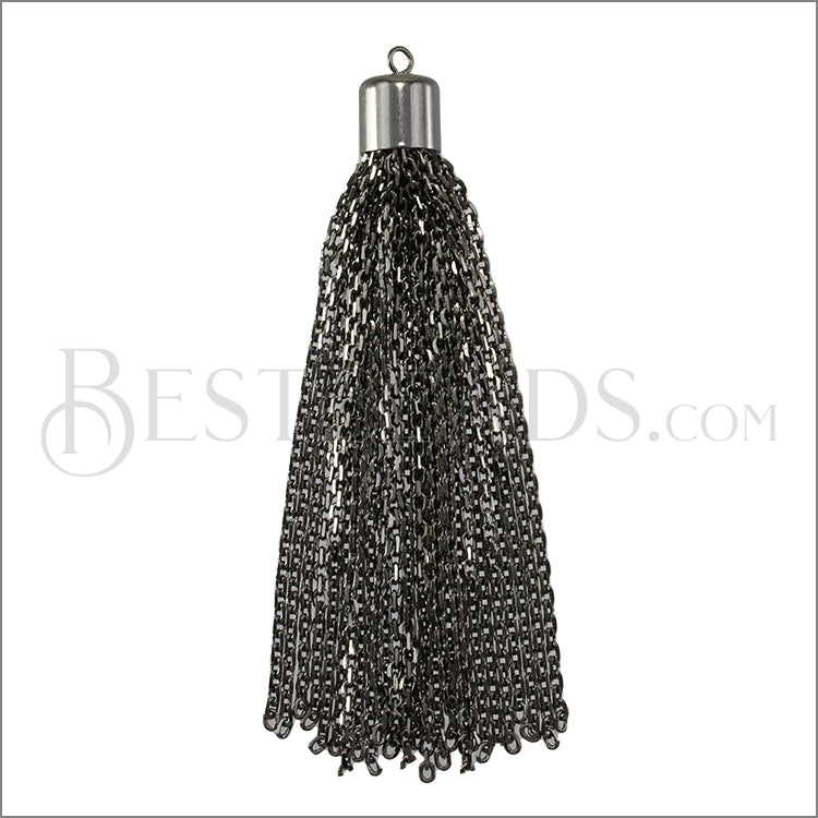Cylinder Cap Tassel GUNMETAL - piece