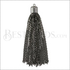 Cylinder Cap Tassel GUNMETAL - piece