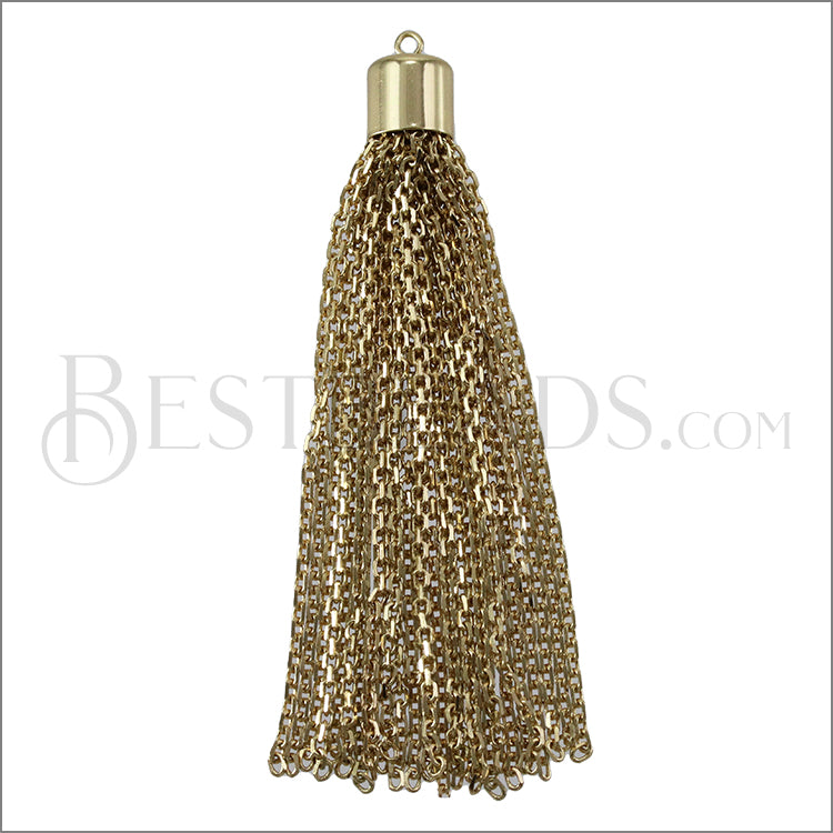 Cylinder Cap Tassel GOLD - piece
