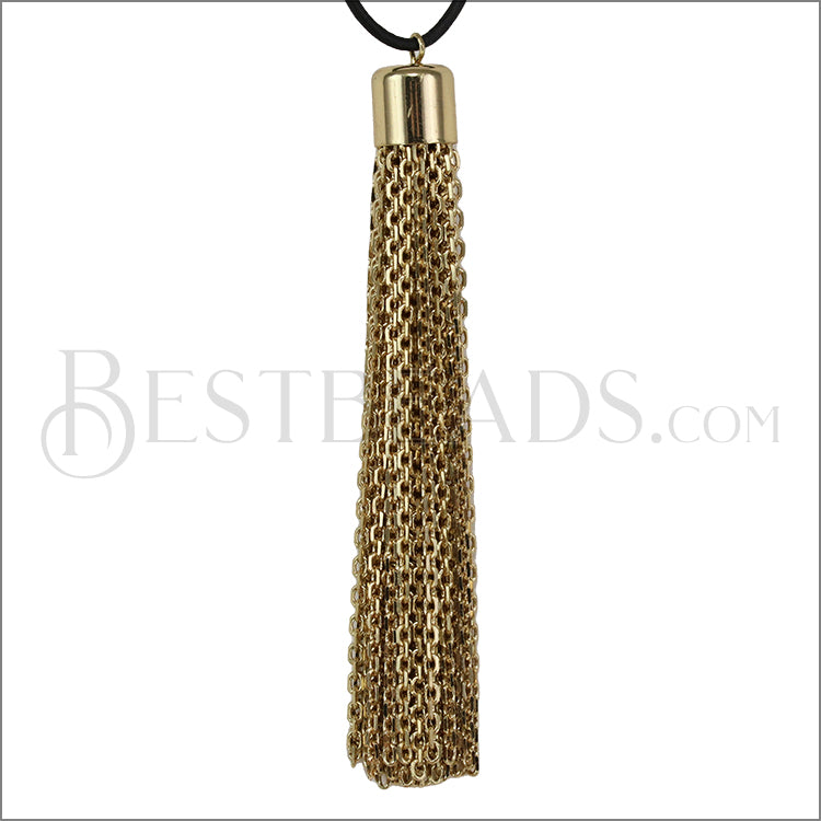 Cylinder Cap Tassel GOLD - piece