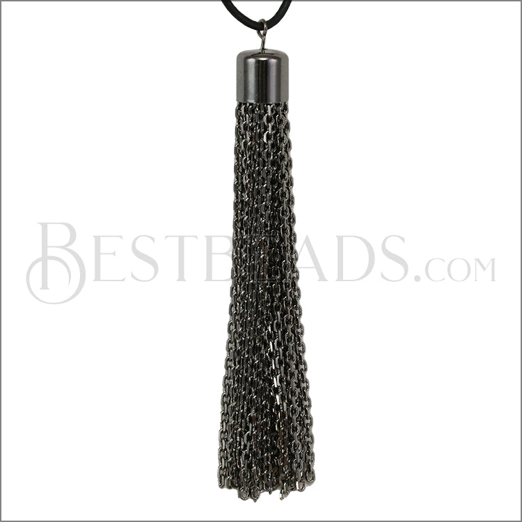 Cylinder Cap Tassel GUNMETAL - piece