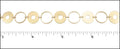 Olympic chain MATTE GOLD