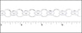11mm Rolo chain SILVER PLATED ***5 METERS***