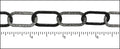 hammered oval ring chain MATTE GUNMETAL