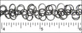floating circles chain GUNMETAL