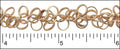floating circles chain MATTE GOLD