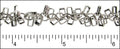 floating rectangles chain ANT. SILVER