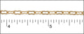 medium peanut chain MATTE GOLD