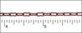 medium peanut chain ANT. COPPER