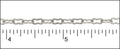 medium peanut chain ANT. SILVER
