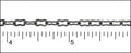 medium peanut chain GUNMETAL