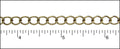 medium curb chain ANT. BRASS