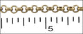 2mm rolo chain ANT. BRASS