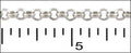 2mm rolo chain ANT. SILVER