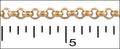 2mm rolo chain MATTE GOLD