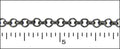 3mm rolo chain GUNMETAL