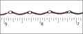 curved bar chain ANT. COPPER