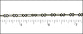 figure 8 chain ANT. BRASS