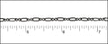 figure 8 chain GUNMETAL