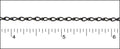 fine teardrop chain MATTE GUNMETAL