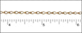 fine teardrop chain MATTE GOLD